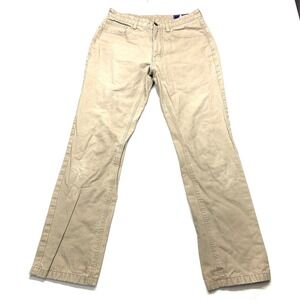 Vineyard Vines Lined Pants Men's 30 X 32 Beige Cotton  Low-Rise Straight Leg